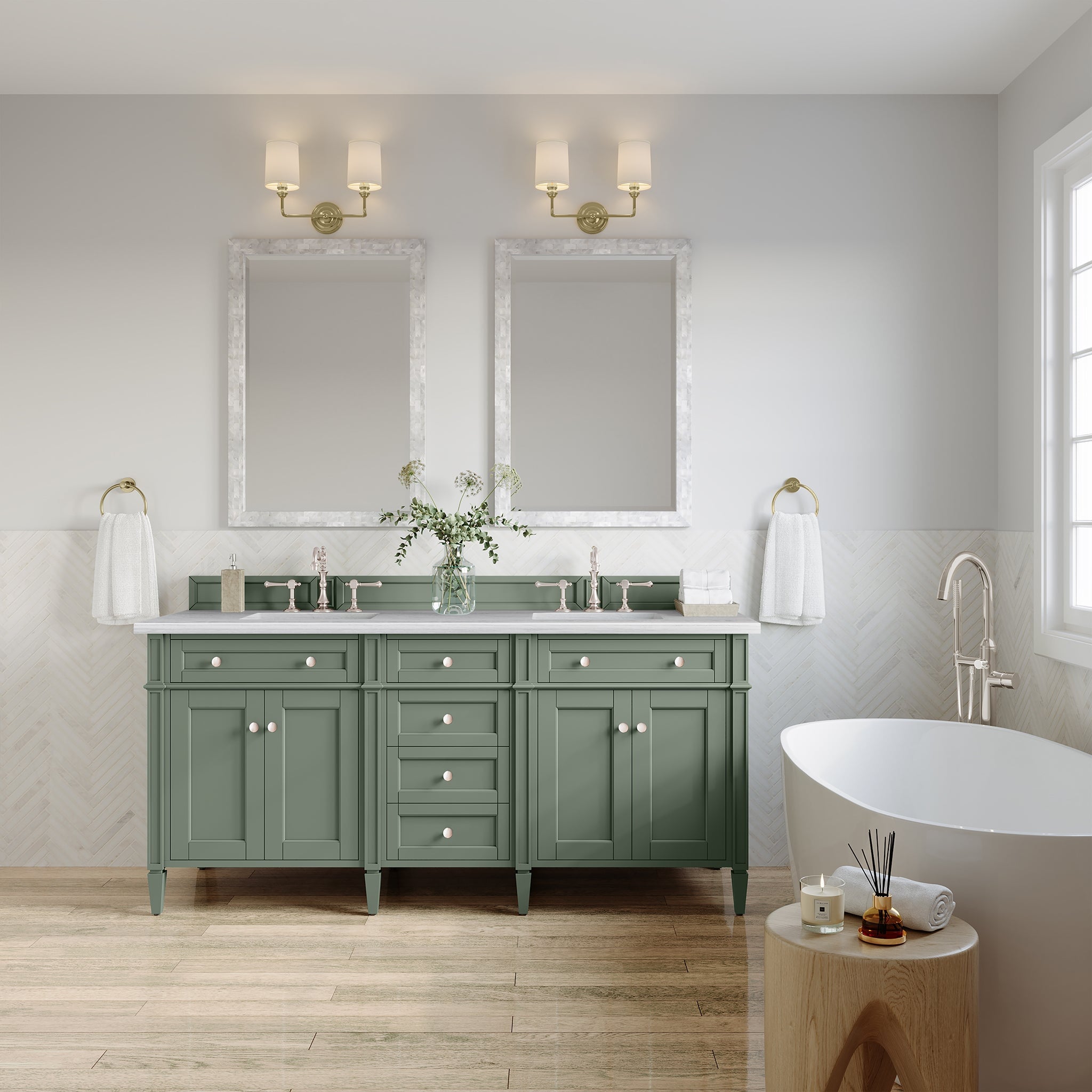 ジャスティンデイビス　BETH ペンダント　GREEN Brittany 72