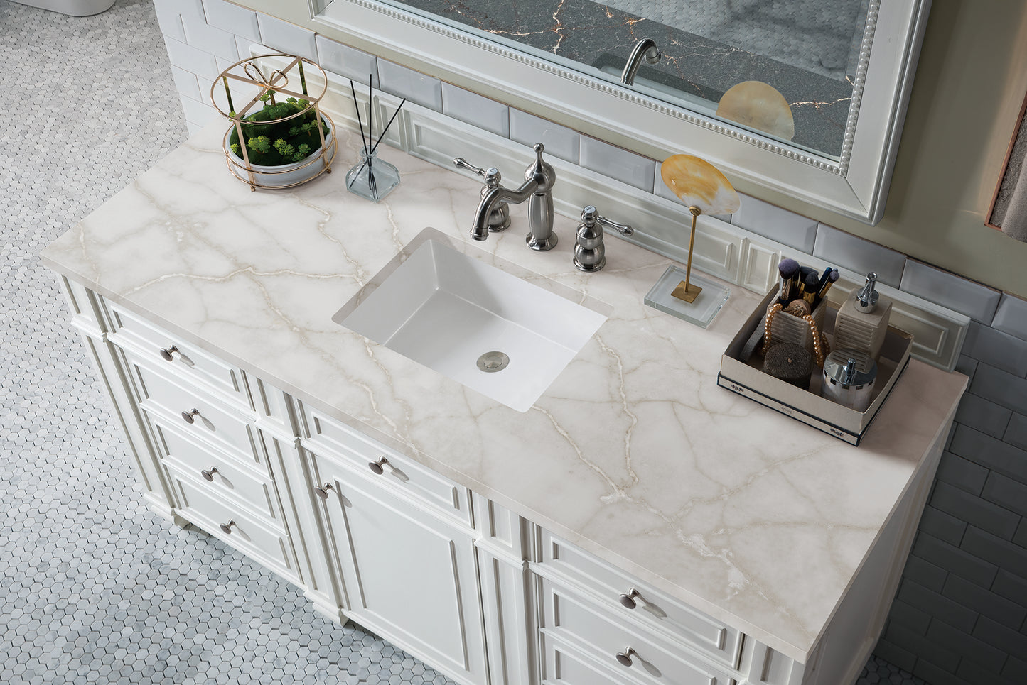 
                  
                    Bristol 60" Single Vanity in Bright White
                  
                