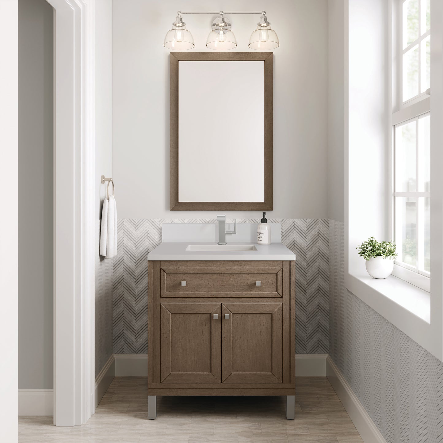 
                  
                    Chicago 30" Single Bathroom Vanity in Walnut Whisper
                  
                