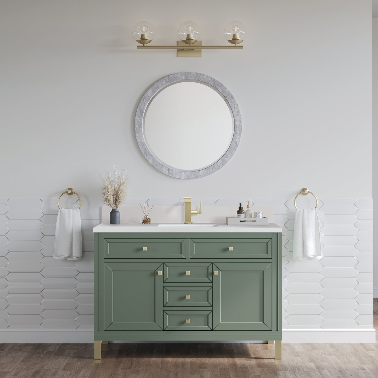 
                  
                    Chicago 48" Single Bathroom Vanity in Smokey Celadon
                  
                