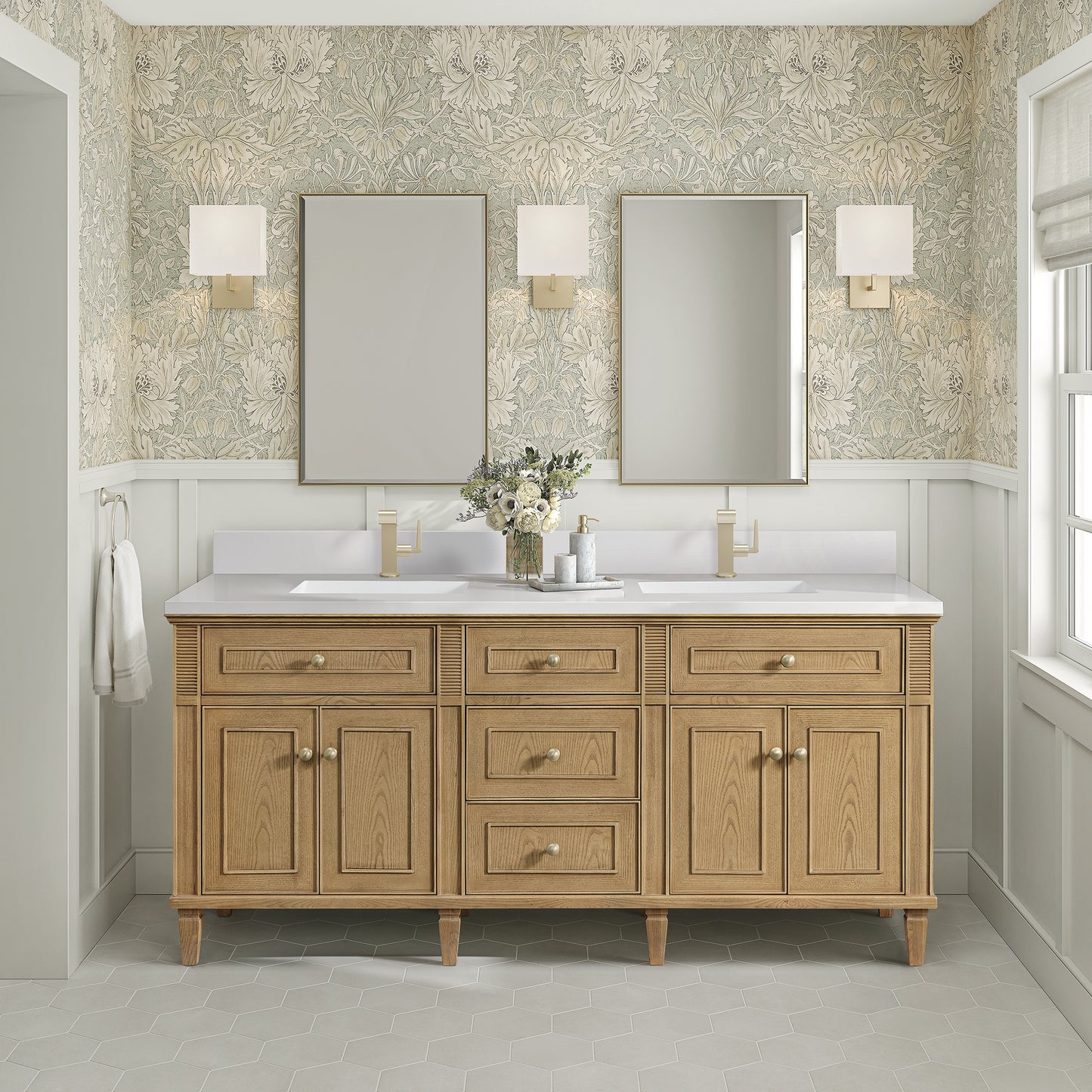 
                  
                    Lorelai 72" Double Vanity in Light Natural Oak
                  
                