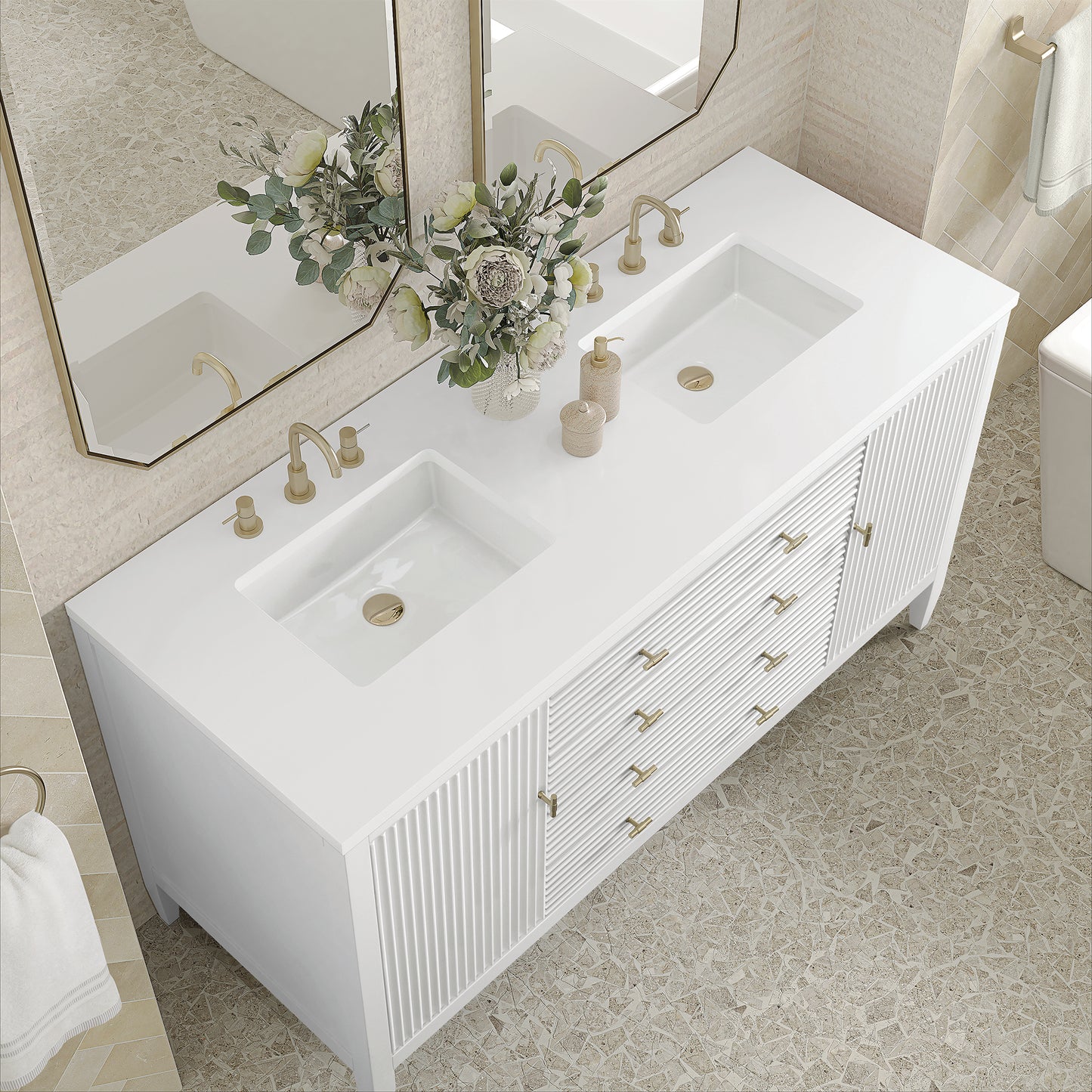 
                  
                    Myrrin 60" Double Vanity in Bright White
                  
                