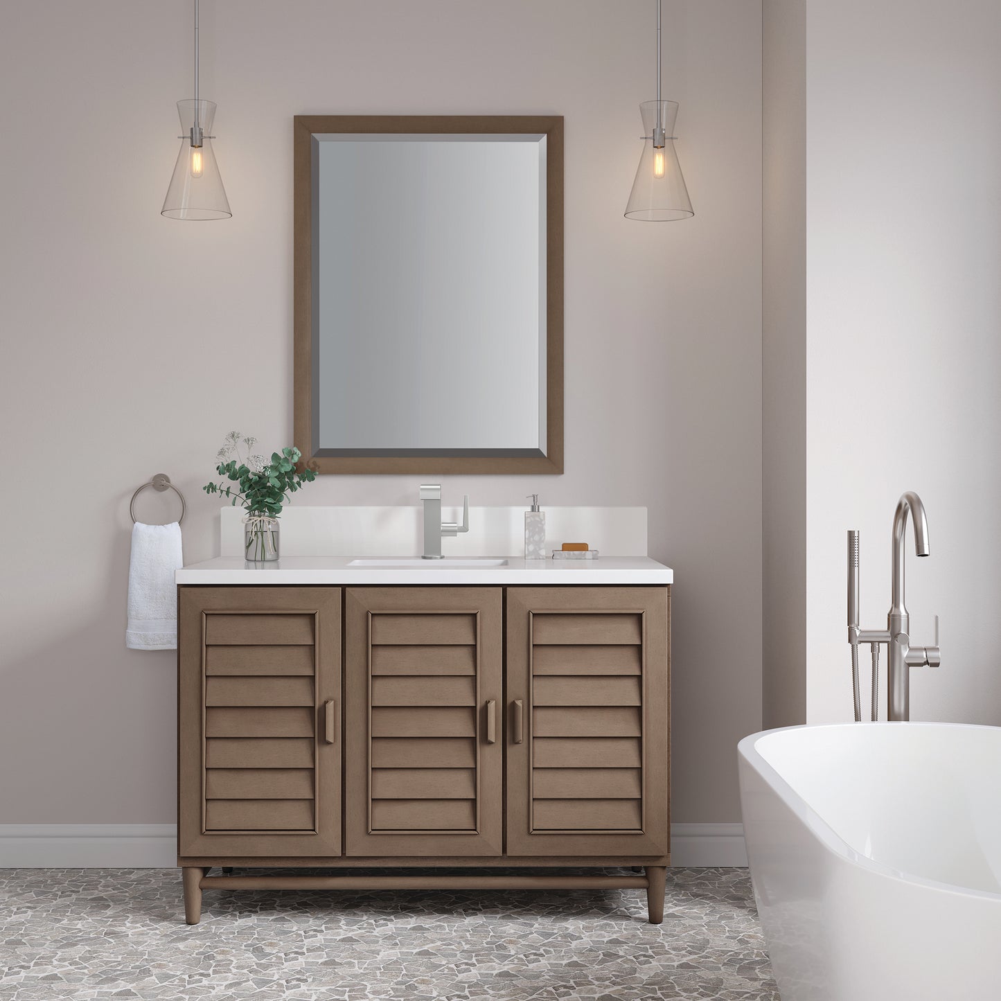 
                  
                    Portland 48" Single Bathroom Vanity in Whitewashed Walnut
                  
                