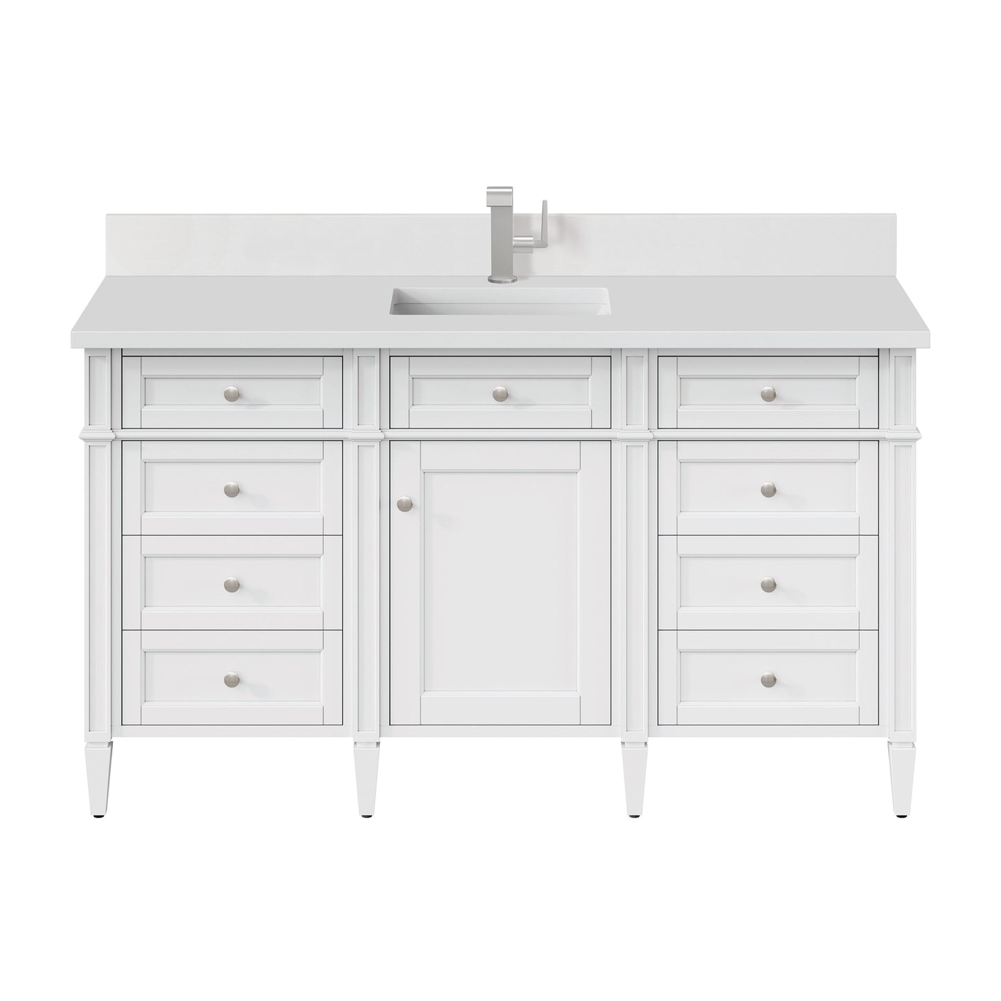 
                  
                    Brittany 60" Single Bathroom Vanity in Bright White
                  
                