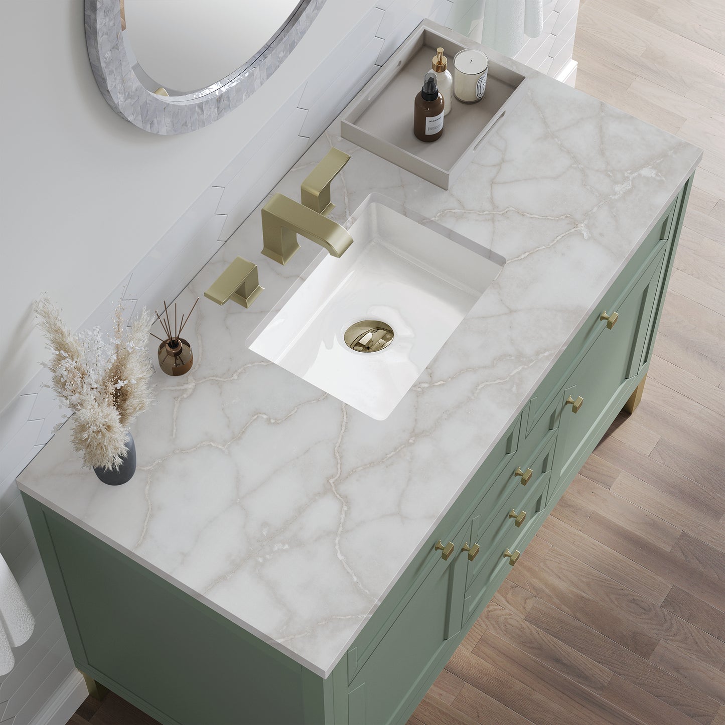
                  
                    Chicago 48" Single Bathroom Vanity in Smokey Celadon
                  
                