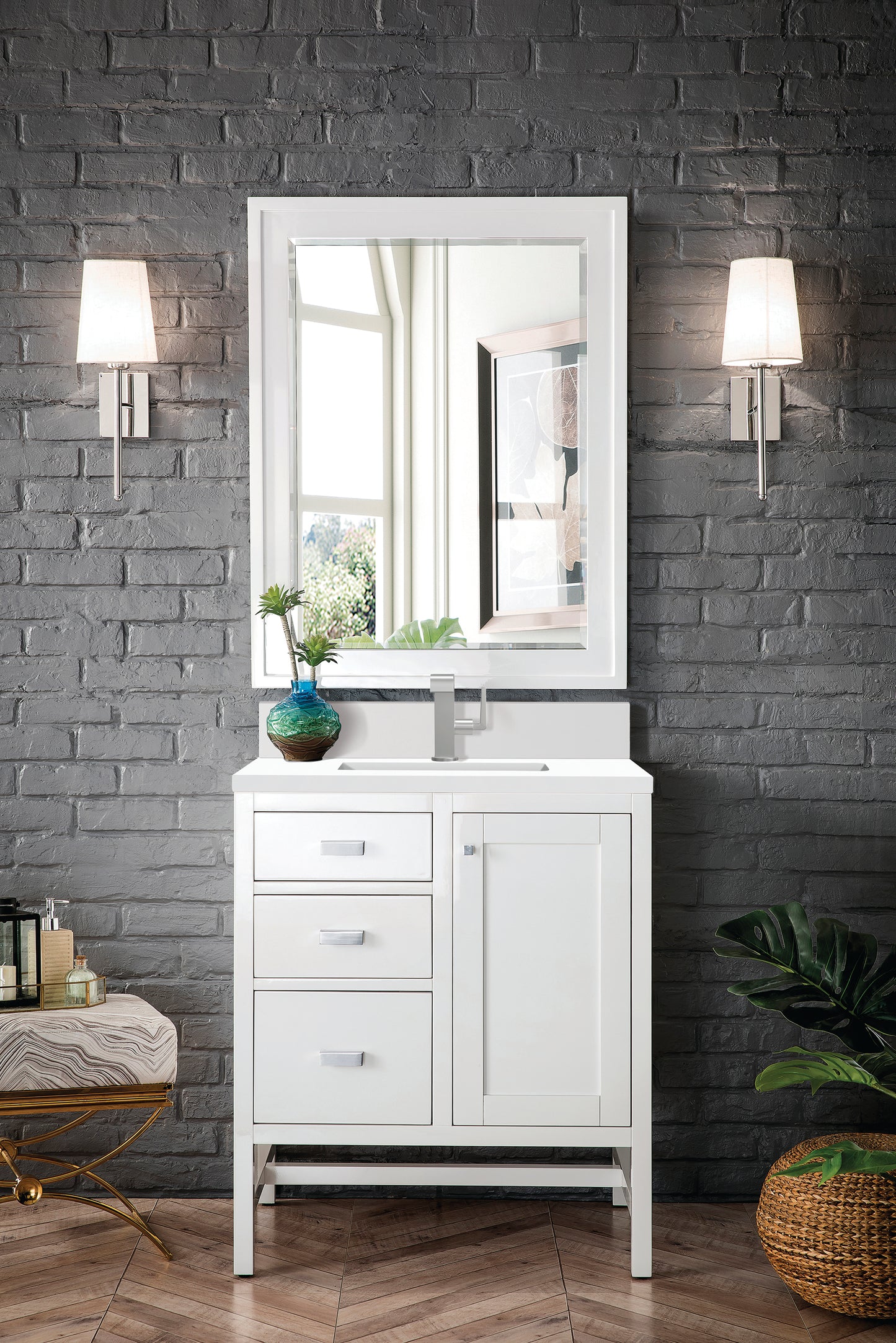 
                  
                    Addison 30" Single Vanity Cabinet in Glossy White
                  
                