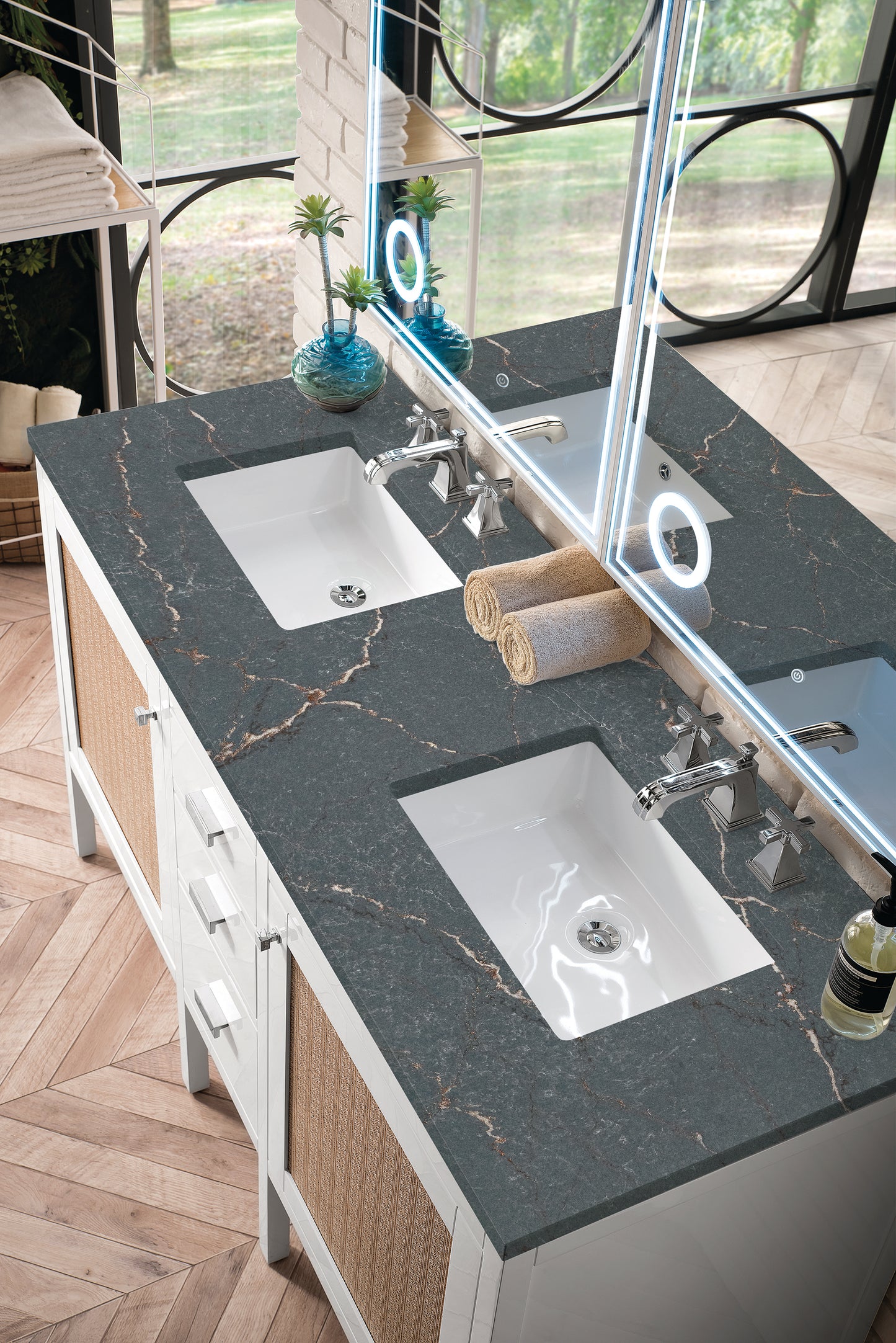 
                  
                    Addison 60" Double Vanity Cabinet in Glossy White
                  
                