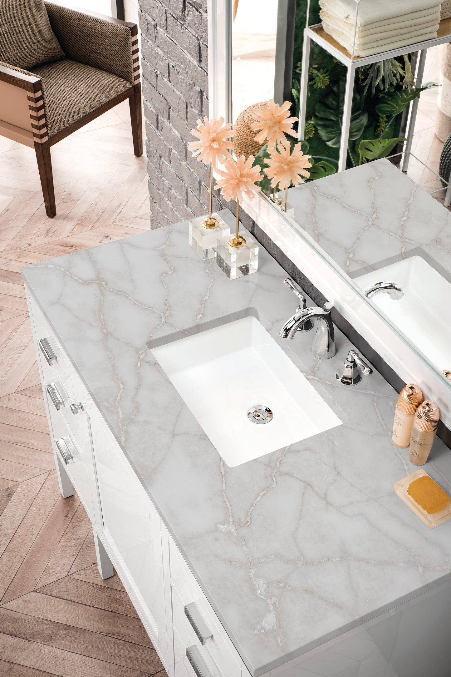 
                  
                    Addison 48" Single Vanity Cabinet in Glossy White
                  
                