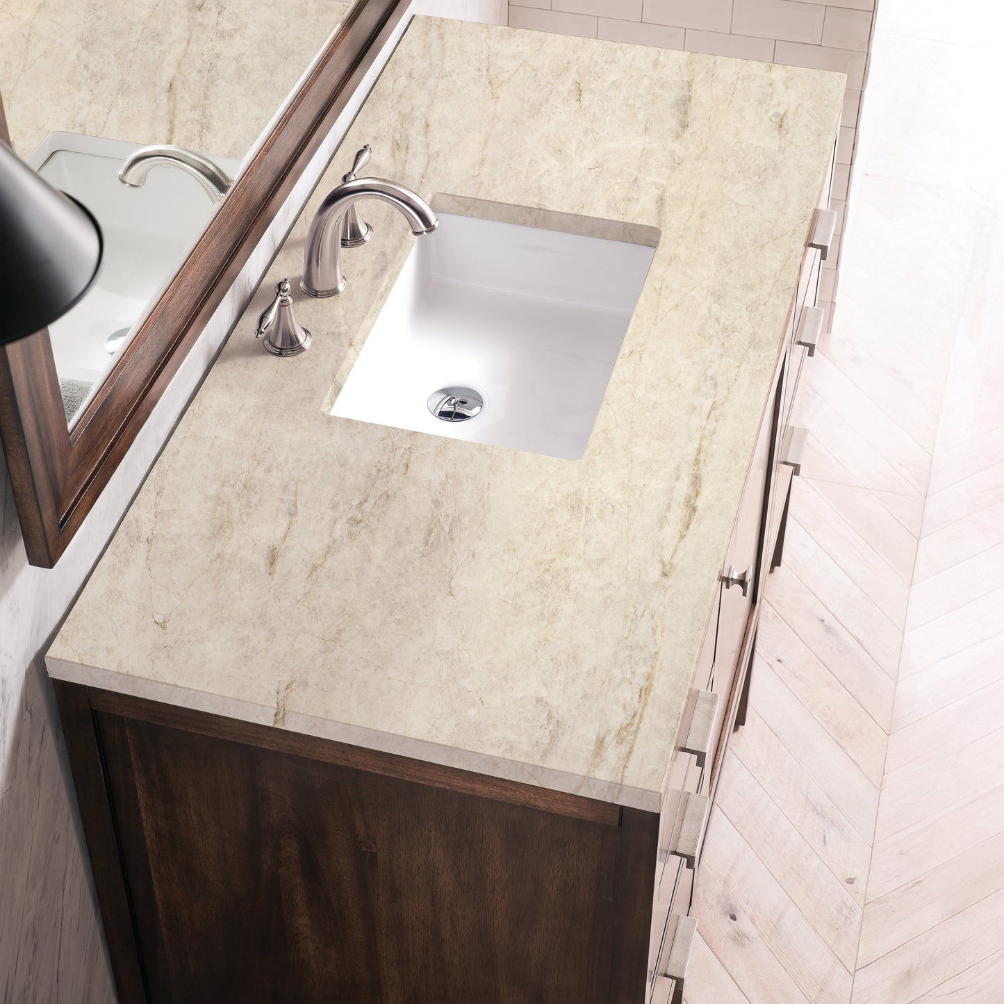 
                  
                    Addison 48" Single Vanity Cabinet in Mid-Century Acacia - James Martin Vanities
                  
                