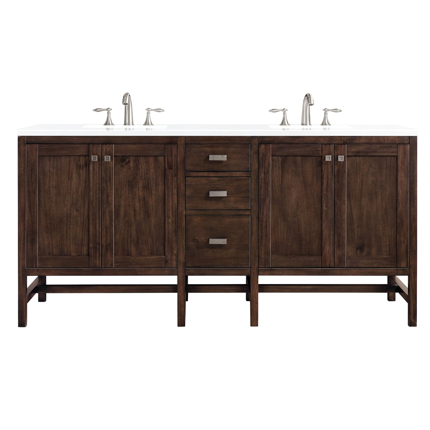 
                  
                    Addison 72" Double Vanity Cabinet in Mid-Century Acacia - James Martin Vanities
                  
                