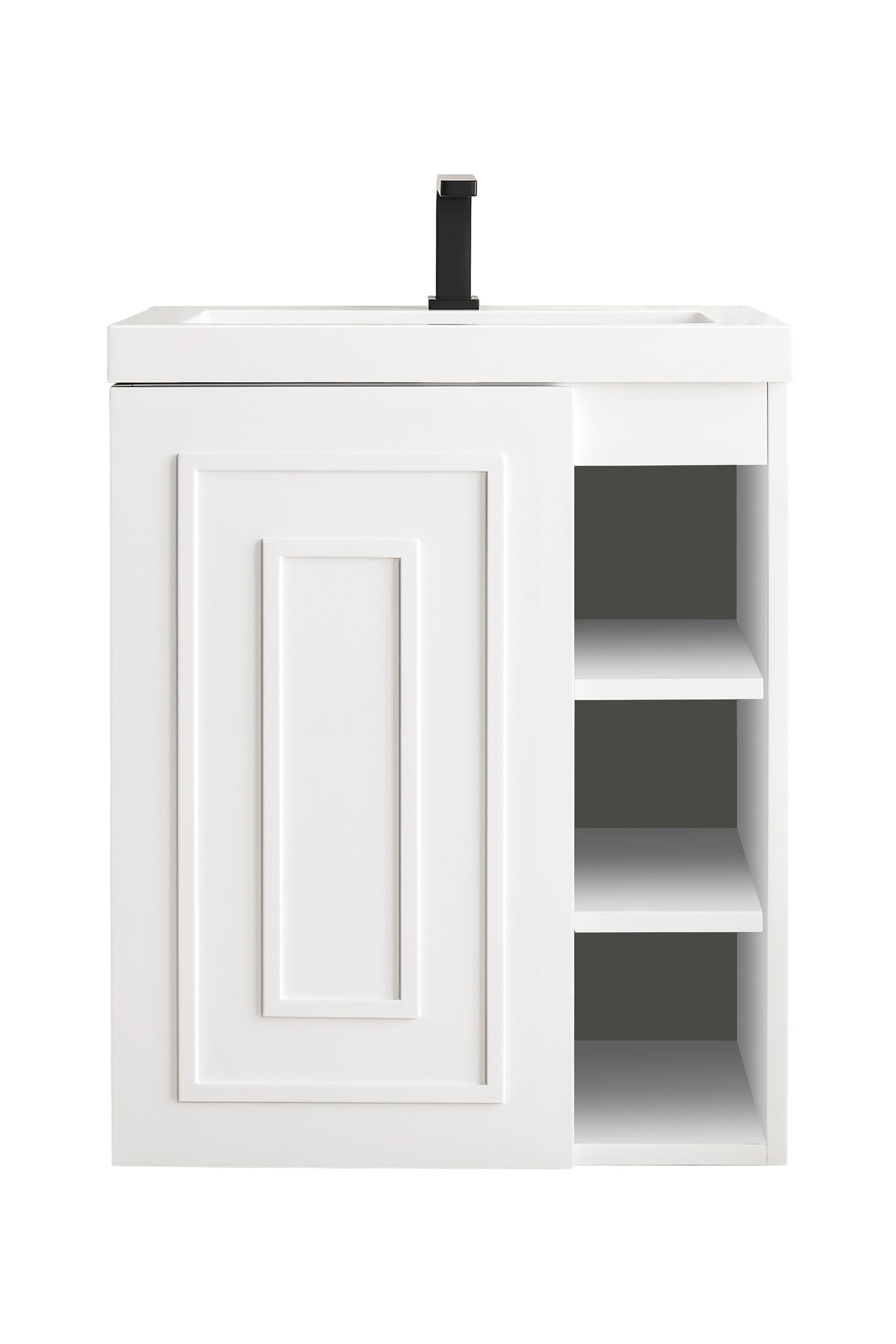 
                  
                    Alicante 24" Single Vanity in Glossy White Single Bathroom Vanity James Martin Vanities No Base 
                  
                