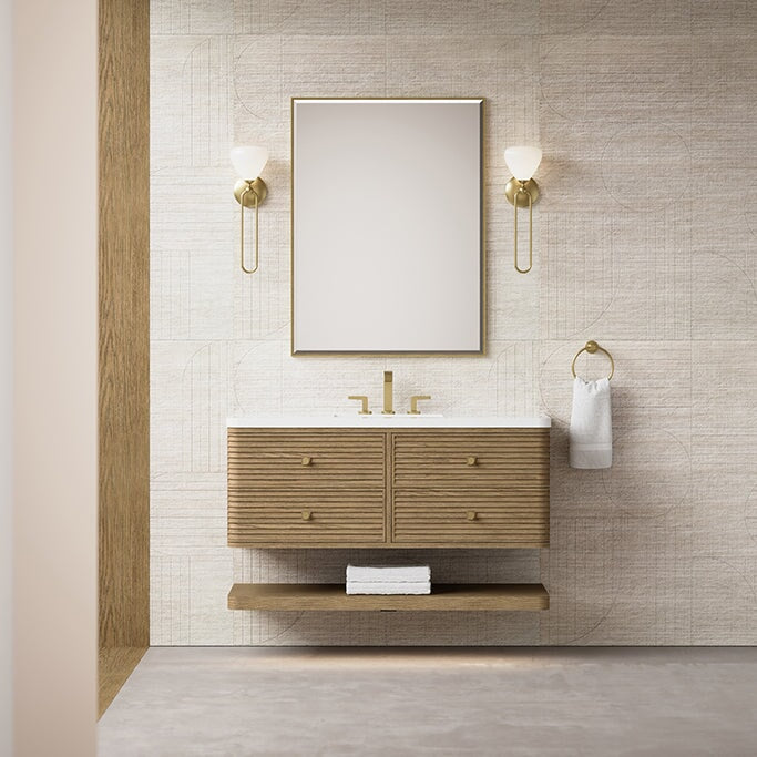 Allamari 48" Single Vanity in Dune Mist James Martin Vanities 