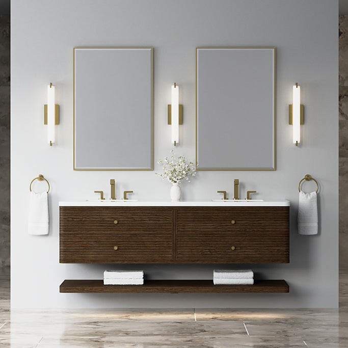 Allamari 72" Double Vanity in Sable James Martin Vanities Select Your Top 