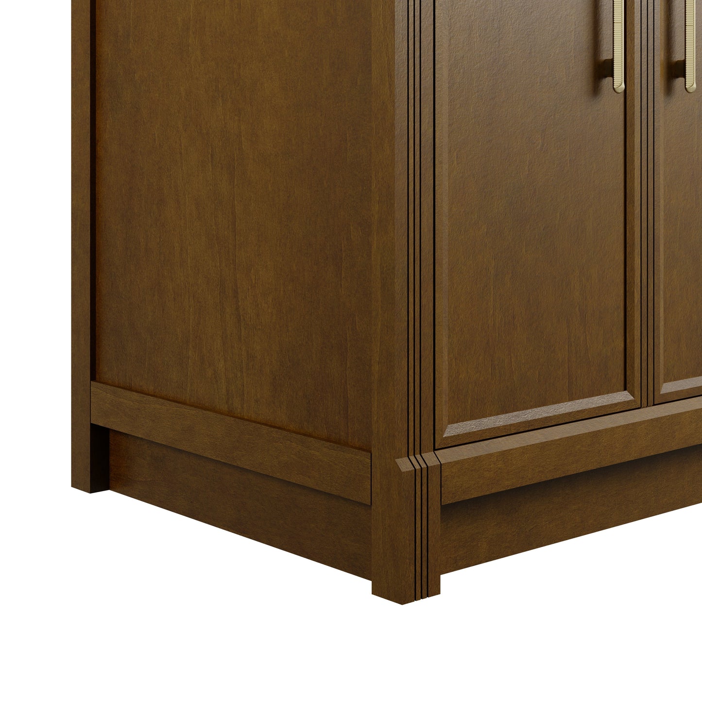 
                  
                    Bellshire 84" Dual Vanity Set with 24" Make-Up Counter in Honey Oak James Martin Vanities 
                  
                