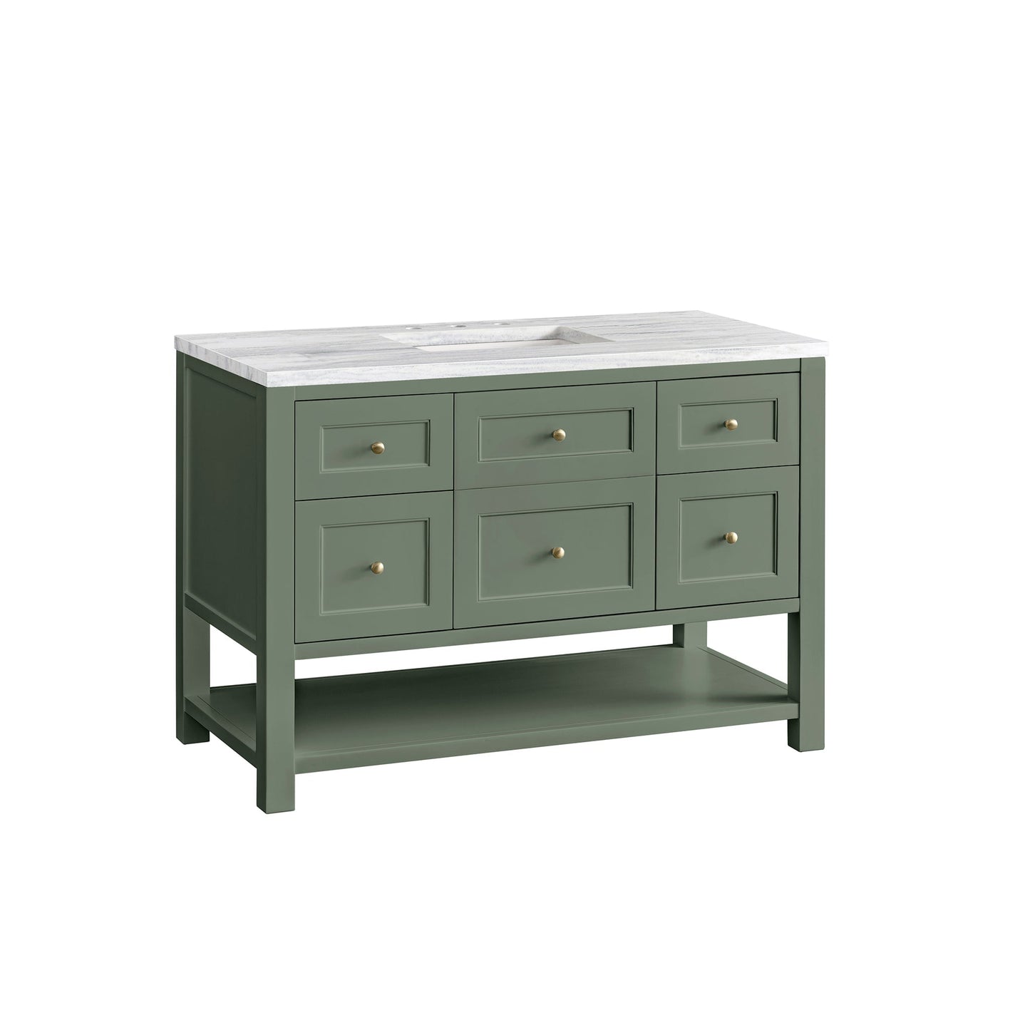 
                  
                    Breckenridge 48" Single Vanity in Smokey Celadon Single Bathroom Vanity James Martin Vanities 
                  
                