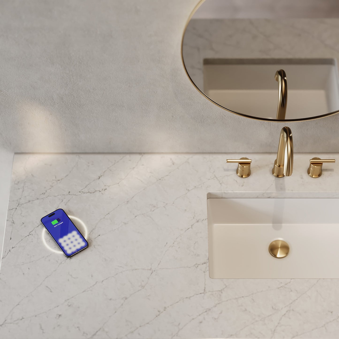 
                  
                    Breckenridge 60" Single Vanity in Serenity Blue Single Bathroom Vanity James Martin Vanities FreePower-Enabled Eternal Jasmine Pearl Silestone 
                  
                