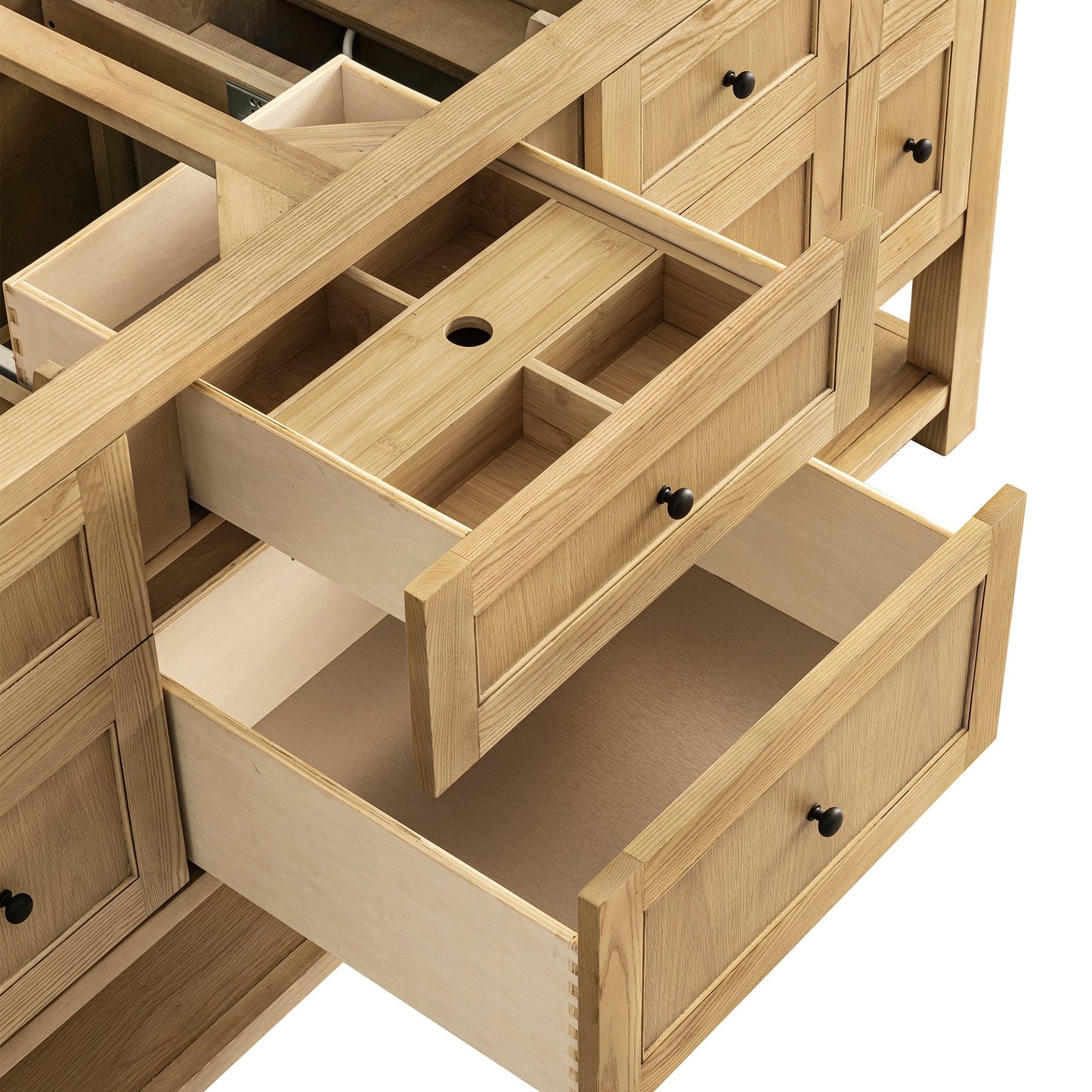 
                  
                    Breckenridge 72" Double Vanity in Light Natural Oak Double Bathroom Vanity James Martin Vanities 
                  
                