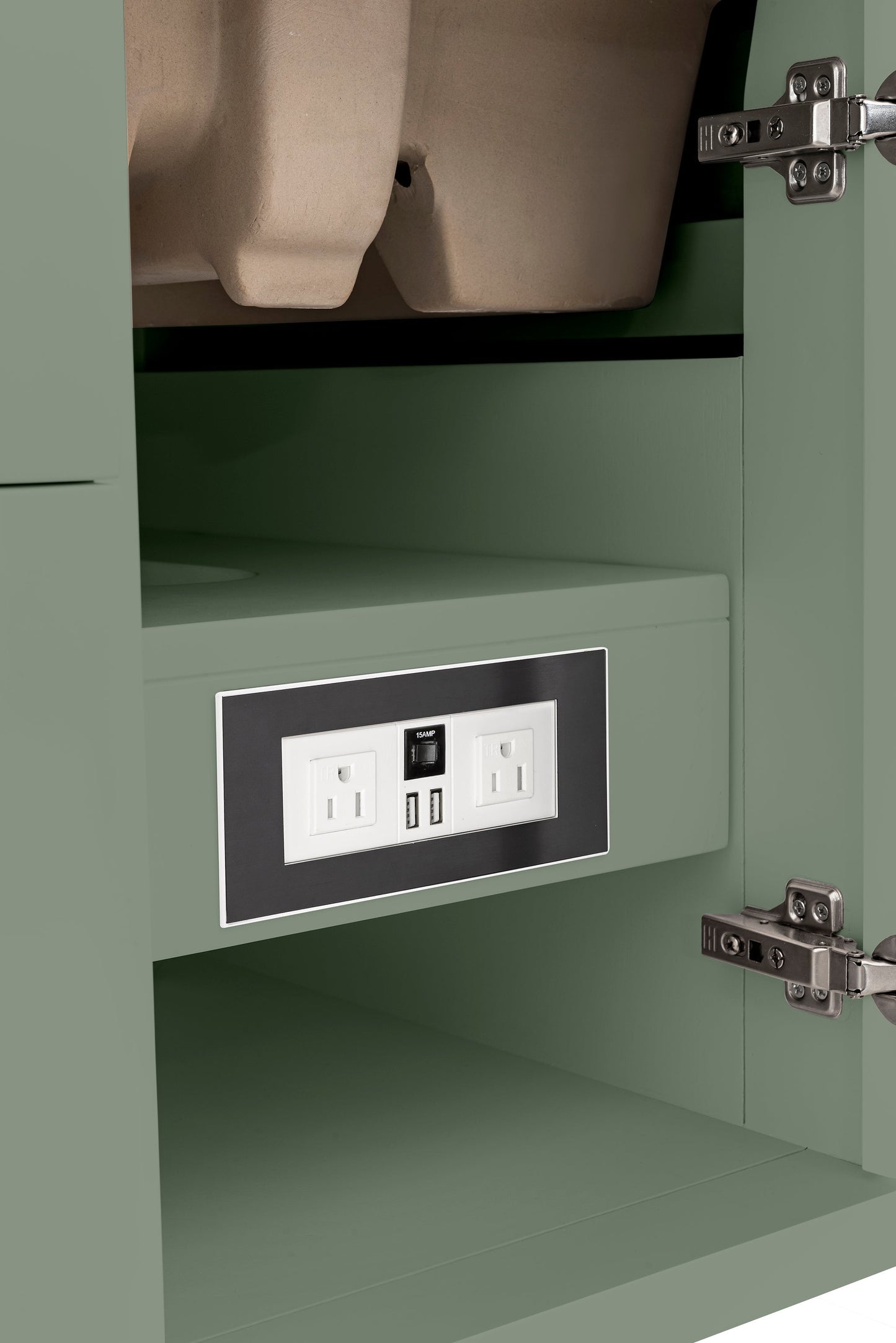 
                  
                    Breckenridge 72" Double Vanity in Smokey Celadon Double Bathroom Vanity James Martin Vanities 
                  
                