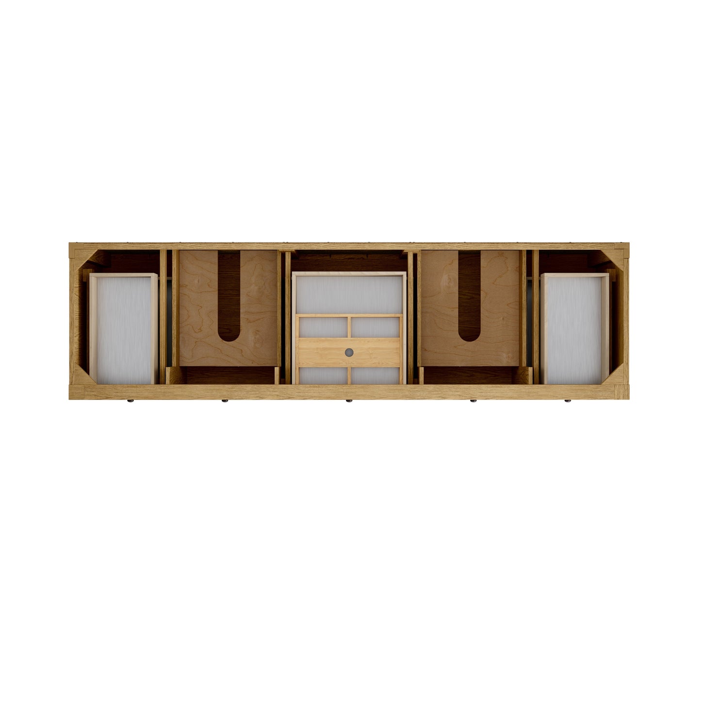 
                  
                    Breckenridge 84" Double Vanity in Light Natural Oak Double Bathroom Vanity James Martin Vanities 
                  
                
