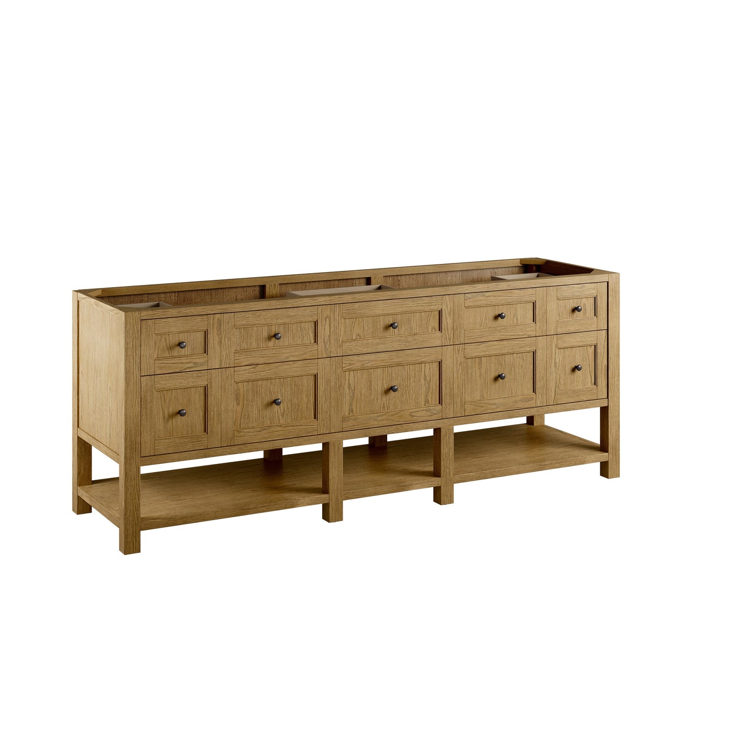 
                  
                    Breckenridge 84" Double Vanity in Light Natural Oak Double Bathroom Vanity James Martin Vanities 
                  
                