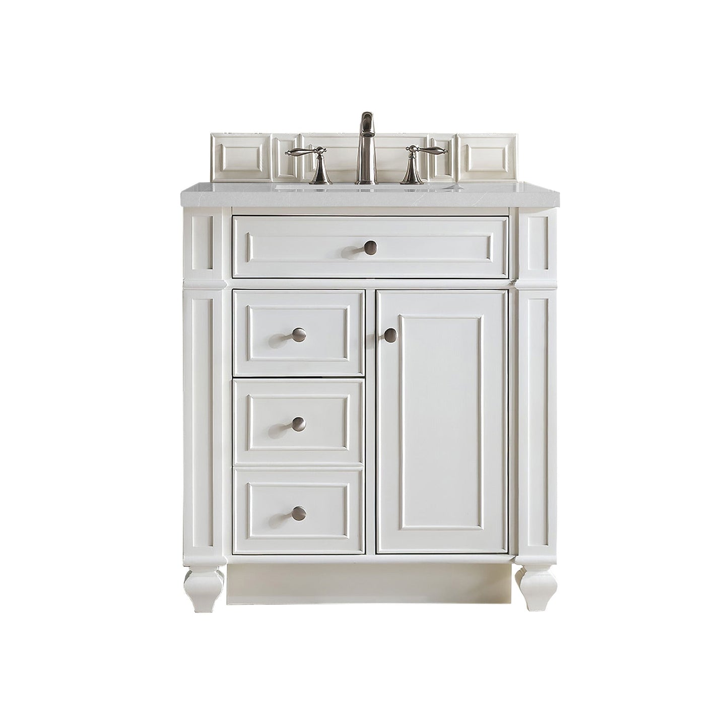 
                  
                    Bristol 30" Single Vanity in Bright White Single Bathroom Vanity James Martin Vanities 
                  
                