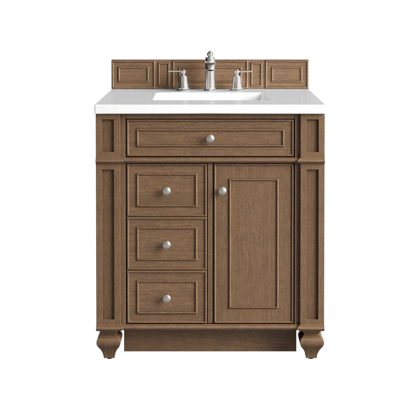 
                  
                    Bristol 30" Single Vanity in Saddle Brown Single Bathroom Vanity James Martin Vanities 
                  
                