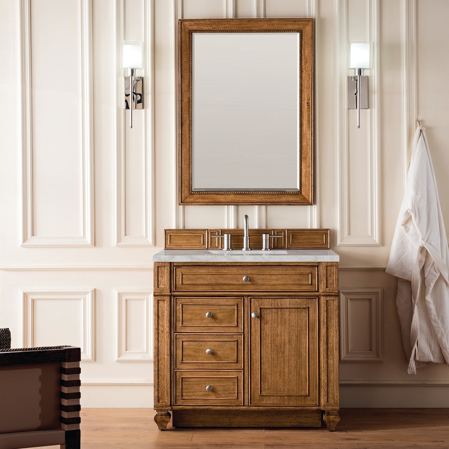 
                  
                    Bristol 30" Single Vanity in Saddle Brown Single Bathroom Vanity James Martin Vanities Select Your Top 
                  
                