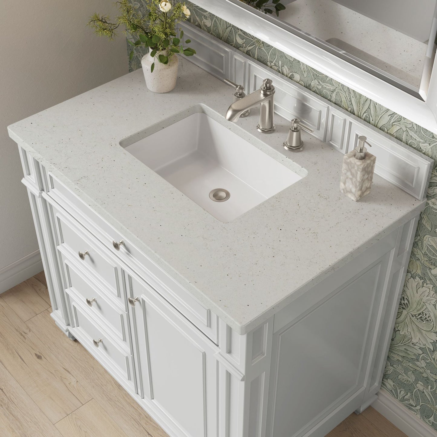 
                  
                    Bristol 36" Single Vanity in Bright White Single Bathroom Vanity James Martin Vanities Lime Delight Silestone 
                  
                