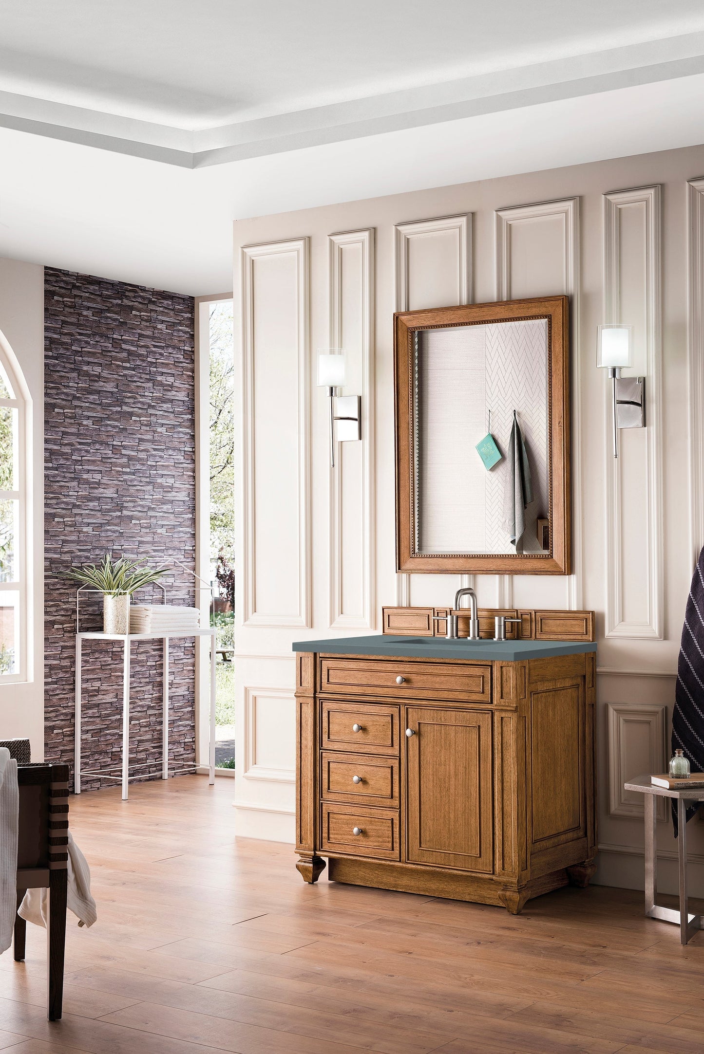 
                  
                    Bristol 36" Single Vanity in Saddle Brown Single Bathroom Vanity James Martin Vanities 
                  
                