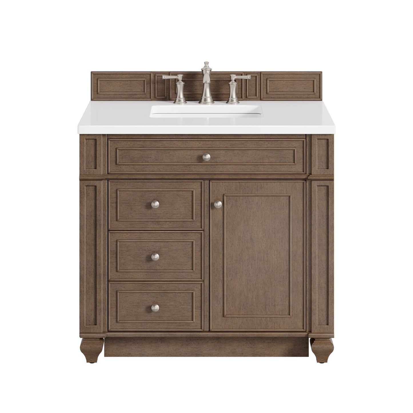 
                  
                    Bristol 36" Single Vanity in Whitewashed Walnut Single Bathroom Vanity James Martin Vanities 
                  
                