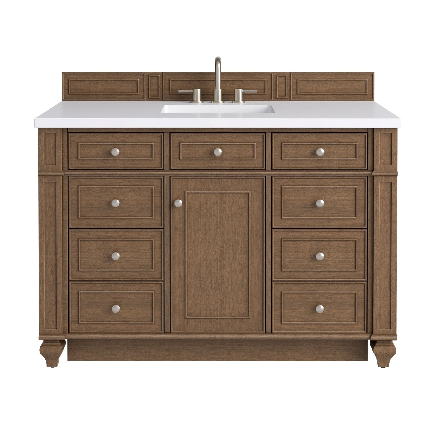 
                  
                    Bristol 48" Single Vanity in Saddle Brown Single Bathroom Vanity James Martin Vanities 
                  
                