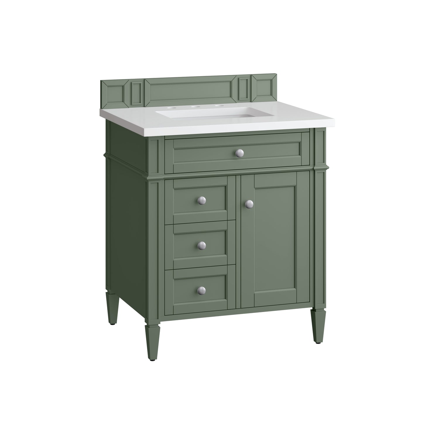 
                  
                    Brittany 30" Single Vanity in Smokey Celadon Single Bathroom Vanity James Martin Vanities 
                  
                