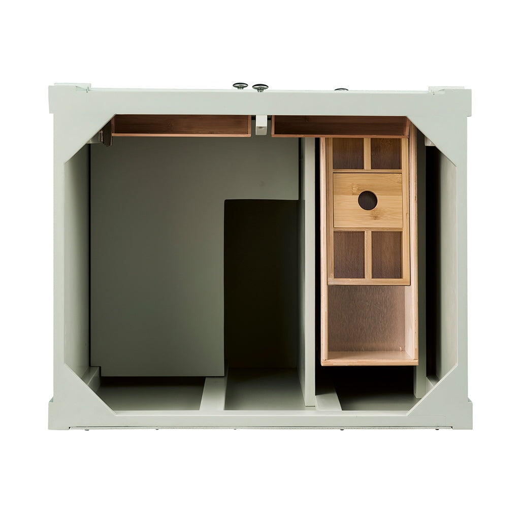 
                  
                    Brittany 36" Single Vanity Cabinet in Sage Green Single Bathroom Vanity James Martin Vanities 
                  
                