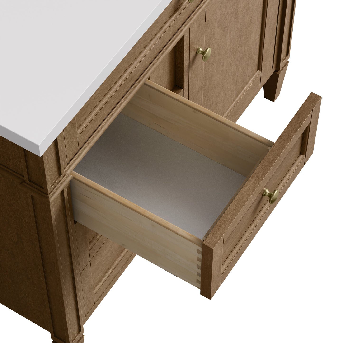 
                  
                    Brittany 36" Single Vanity in Pecan Single Bathroom Vanity James Martin Vanities 
                  
                