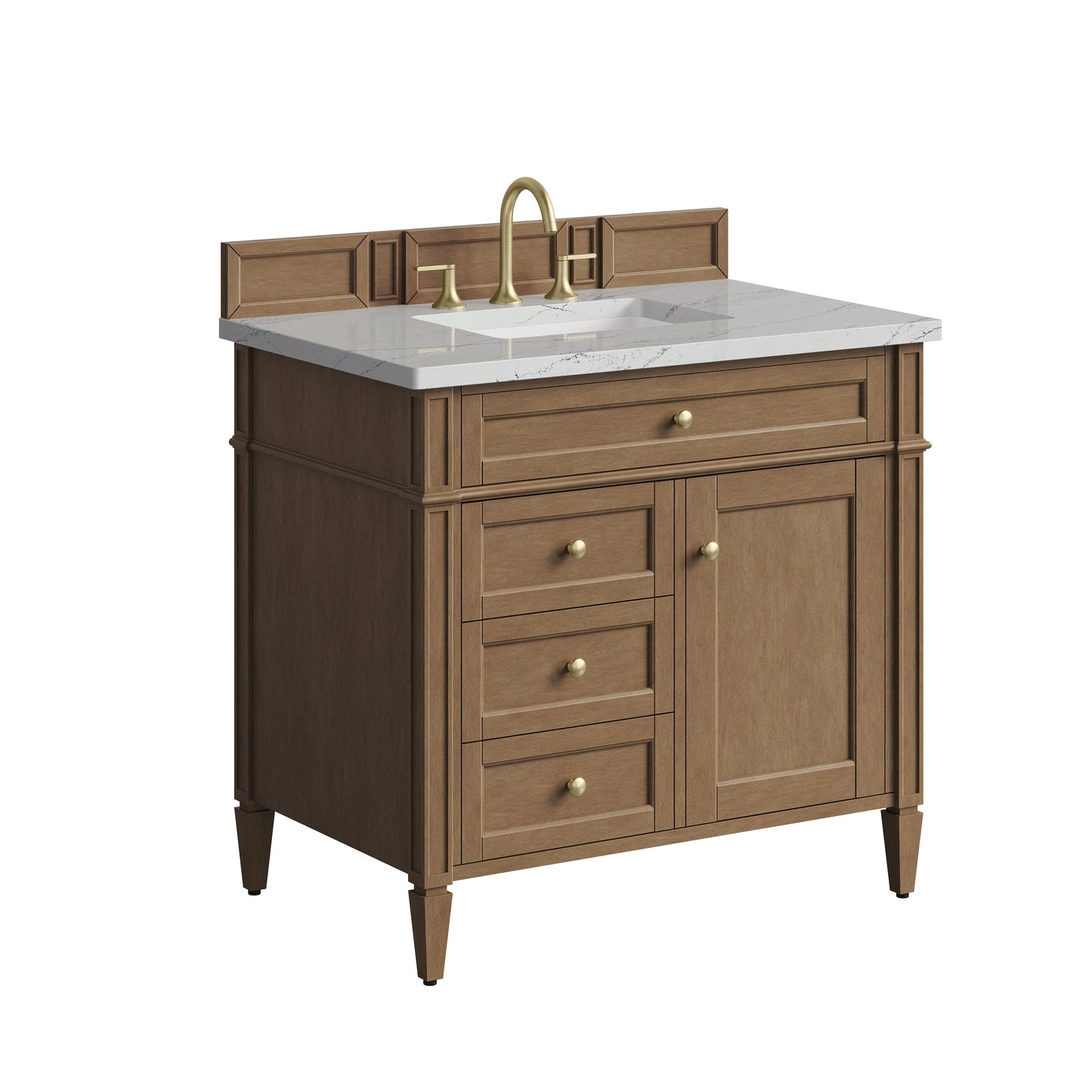 
                  
                    Brittany 36" Single Vanity in Pecan Single Bathroom Vanity James Martin Vanities 
                  
                