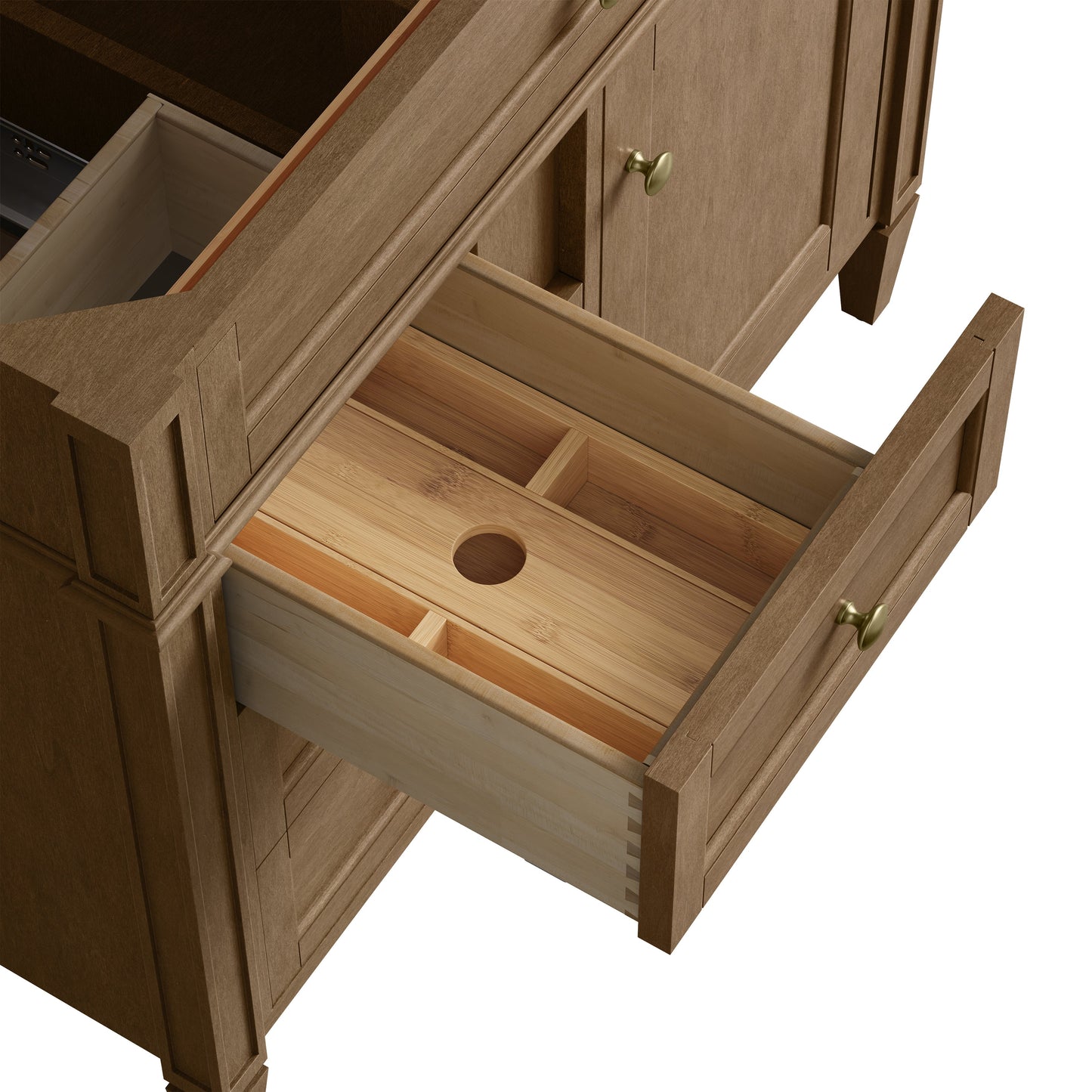 
                  
                    Brittany 36" Single Vanity in Pecan Single Bathroom Vanity James Martin Vanities 
                  
                