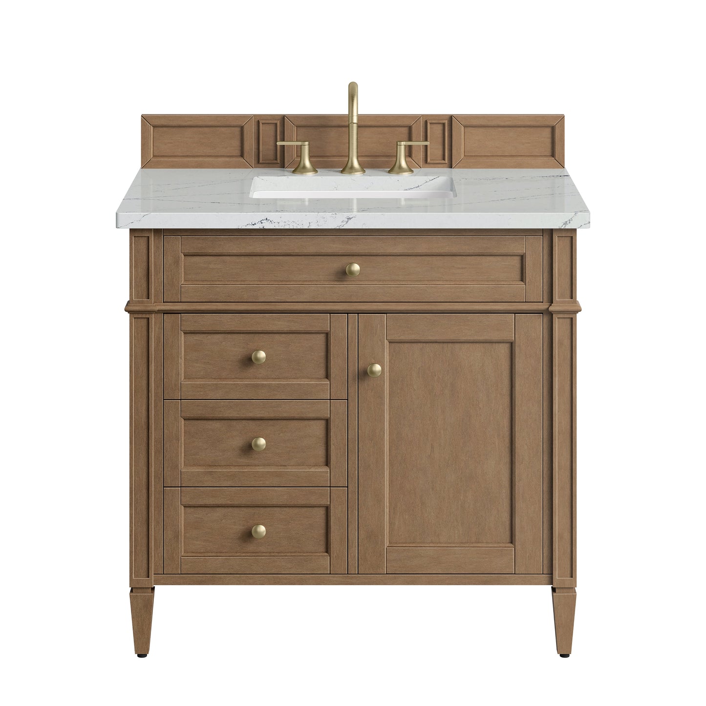 
                  
                    Brittany 36" Single Vanity in Pecan Single Bathroom Vanity James Martin Vanities 
                  
                