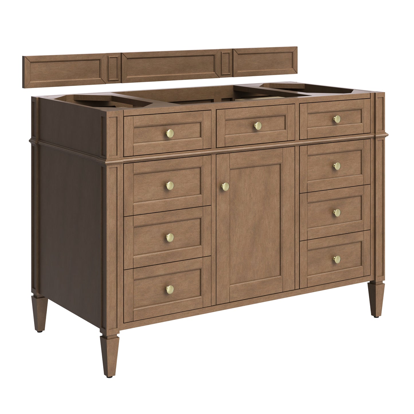 
                  
                    Brittany 48" Single Vanity in Pecan Single Bathroom Vanity James Martin Vanities 
                  
                