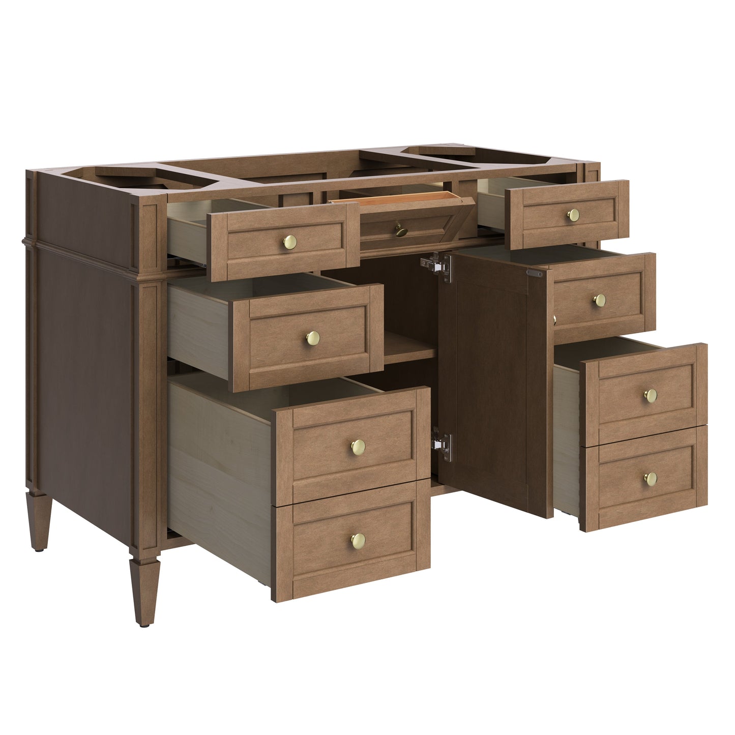 
                  
                    Brittany 48" Single Vanity in Pecan Single Bathroom Vanity James Martin Vanities 
                  
                