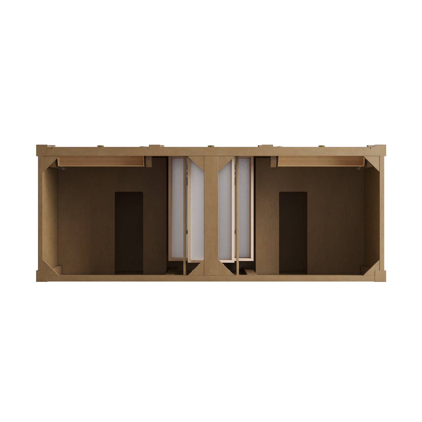 
                  
                    Brittany 60" Double Vanity in Pecan Double bathroom Vanity James Martin Vanities 
                  
                