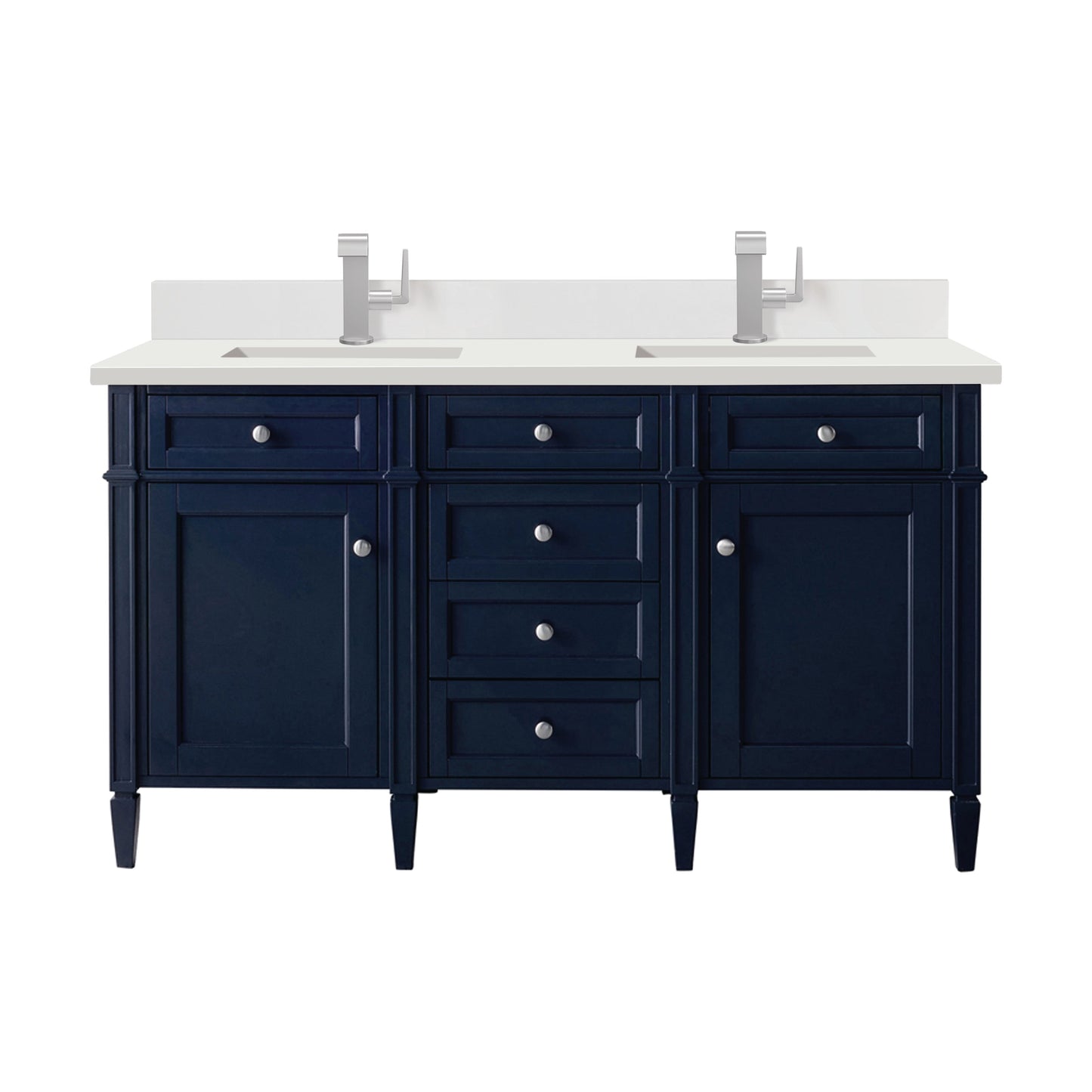 
                  
                    Brittany 60" Double Vanity in Victory Blue Double bathroom Vanity James Martin Vanities 
                  
                