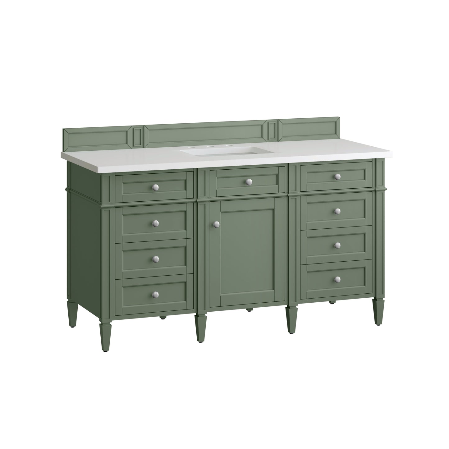 
                  
                    Brittany 60" Single Vanity in Smokey Celadon Single Bathroom Vanity James Martin Vanities 
                  
                