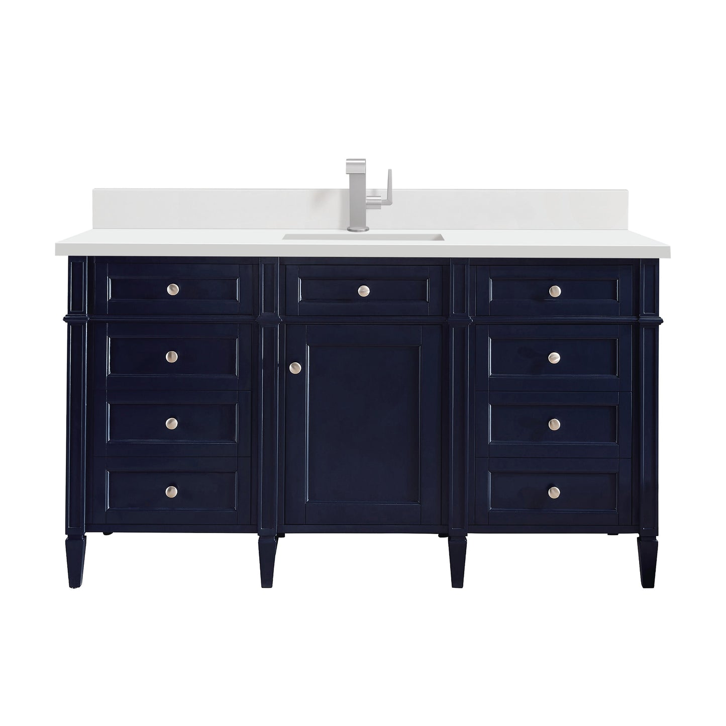 
                  
                    Brittany 60" Single Vanity in Victory Blue Single Bathroom Vanity James Martin Vanities 
                  
                