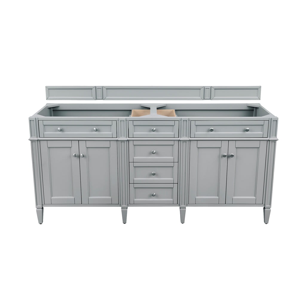 
                  
                    Brittany 72" Double Bathroom Vanity in Urban Gray Double bathroom Vanity James Martin Vanities 
                  
                