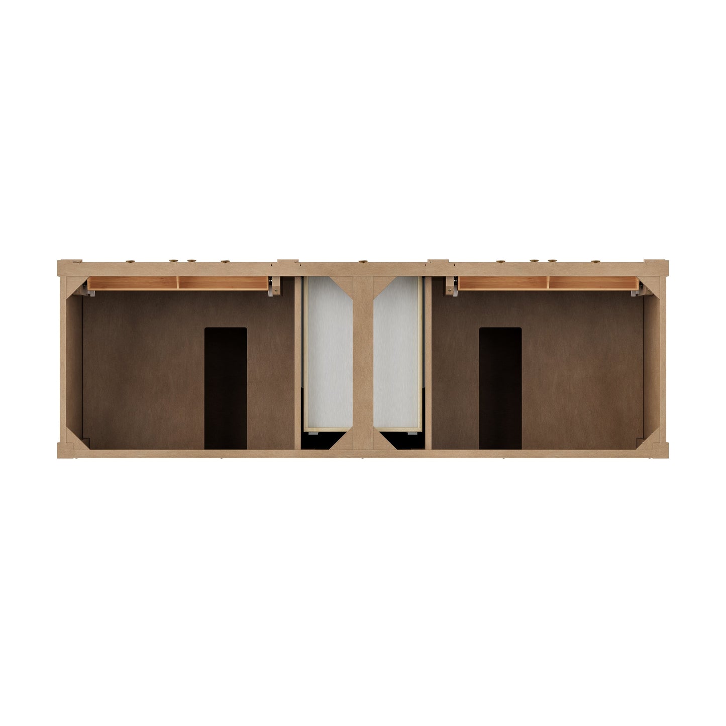 
                  
                    Brittany 72" Double Vanity in Pecan Double bathroom Vanity James Martin Vanities 
                  
                