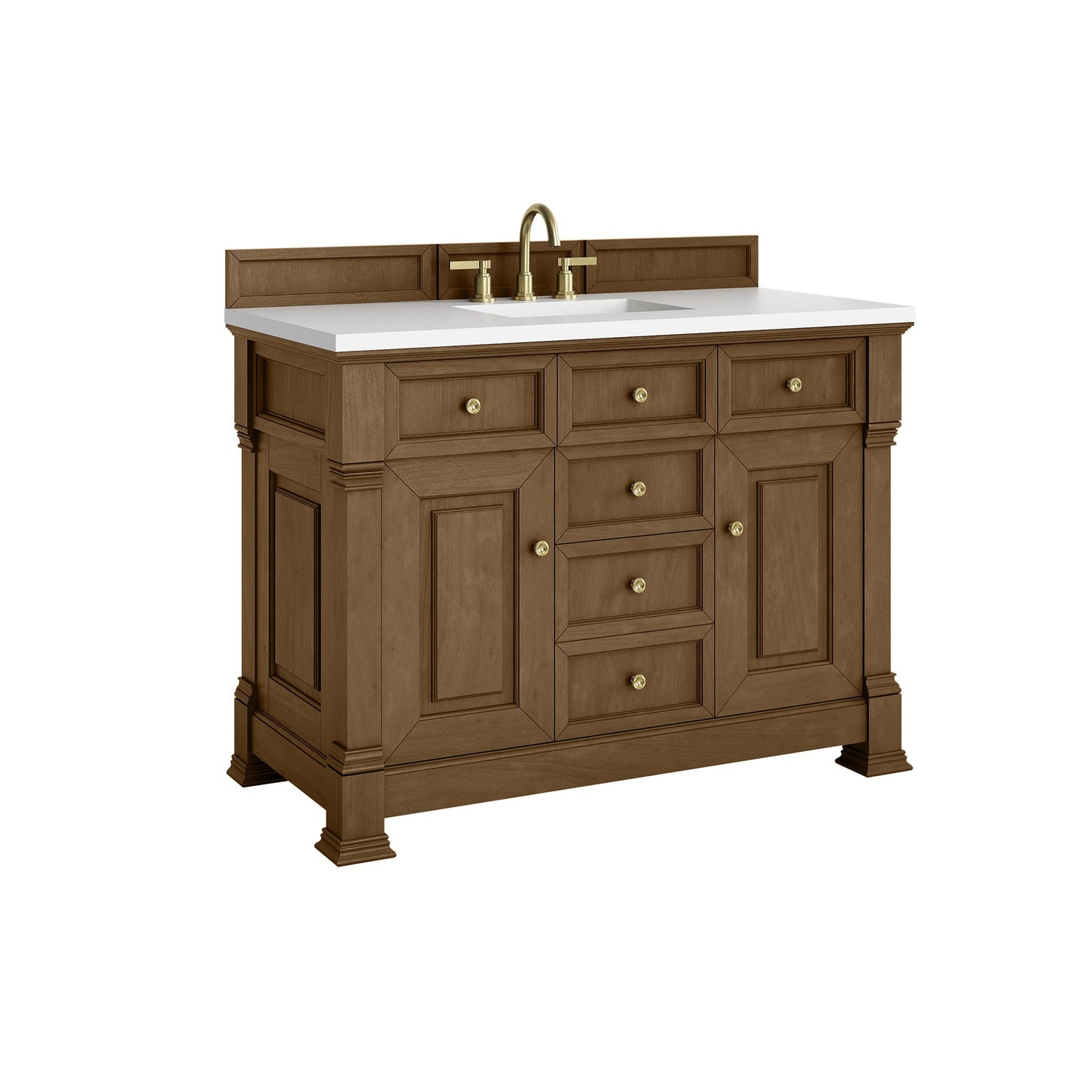 
                  
                    Brookfield 48" Single Vanity in Honey Oak Single Bathroom Vanity James Martin Vanities 
                  
                