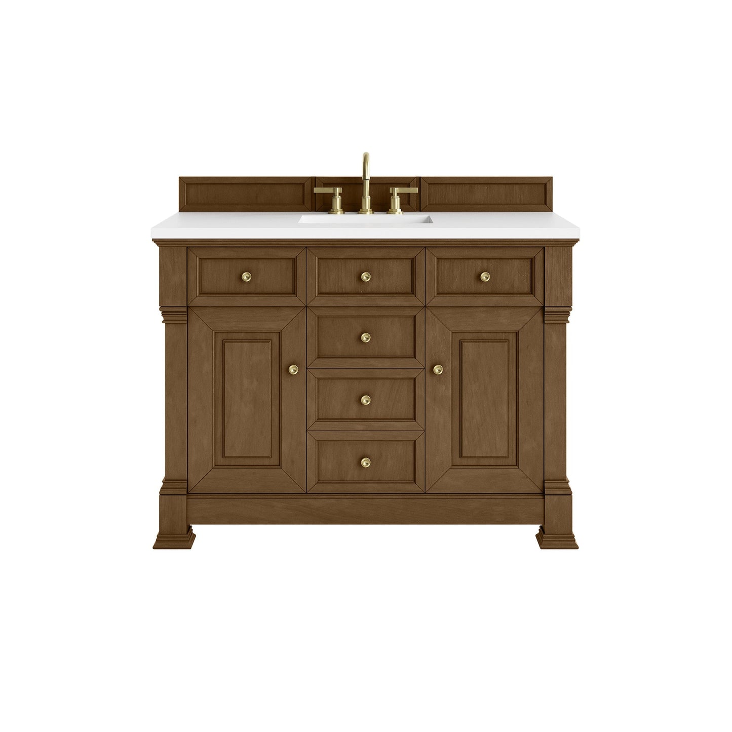 
                  
                    Brookfield 48" Single Vanity in Honey Oak Single Bathroom Vanity James Martin Vanities 
                  
                