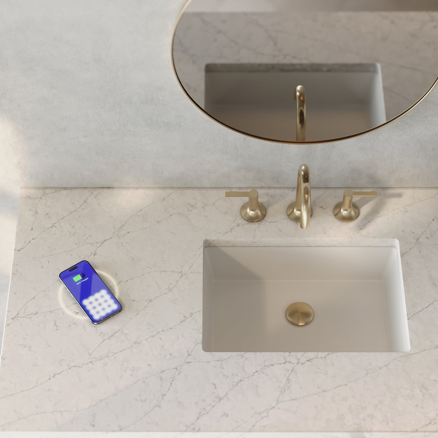 
                  
                    Brookfield 48" Single Vanity in Honey Oak Single Bathroom Vanity James Martin Vanities FreePower-Enabled Eternal Pearl Jasmine Silestone 
                  
                