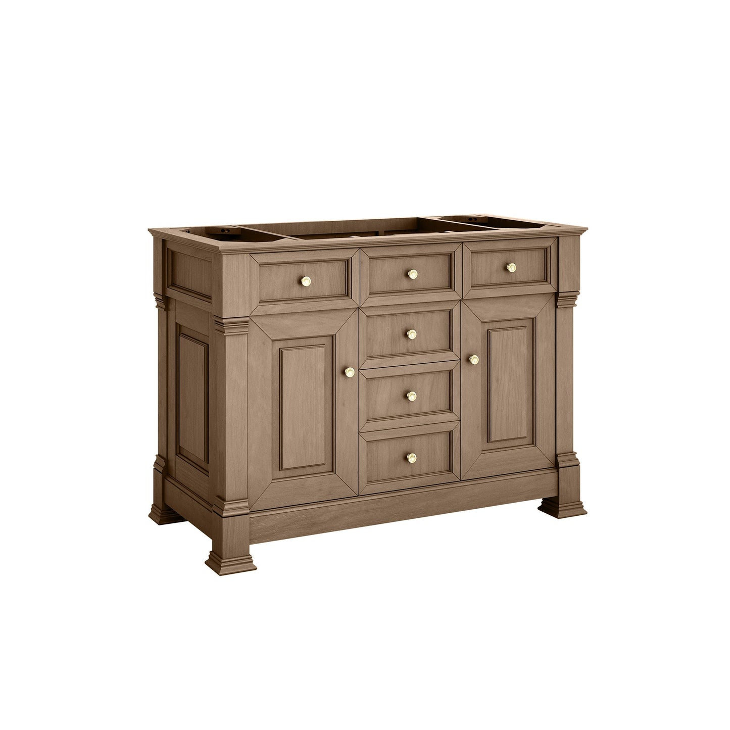 
                  
                    Brookfield 48" Single Vanity in Pecan Single Bathroom Vanity James Martin Vanities Select Your Top 
                  
                