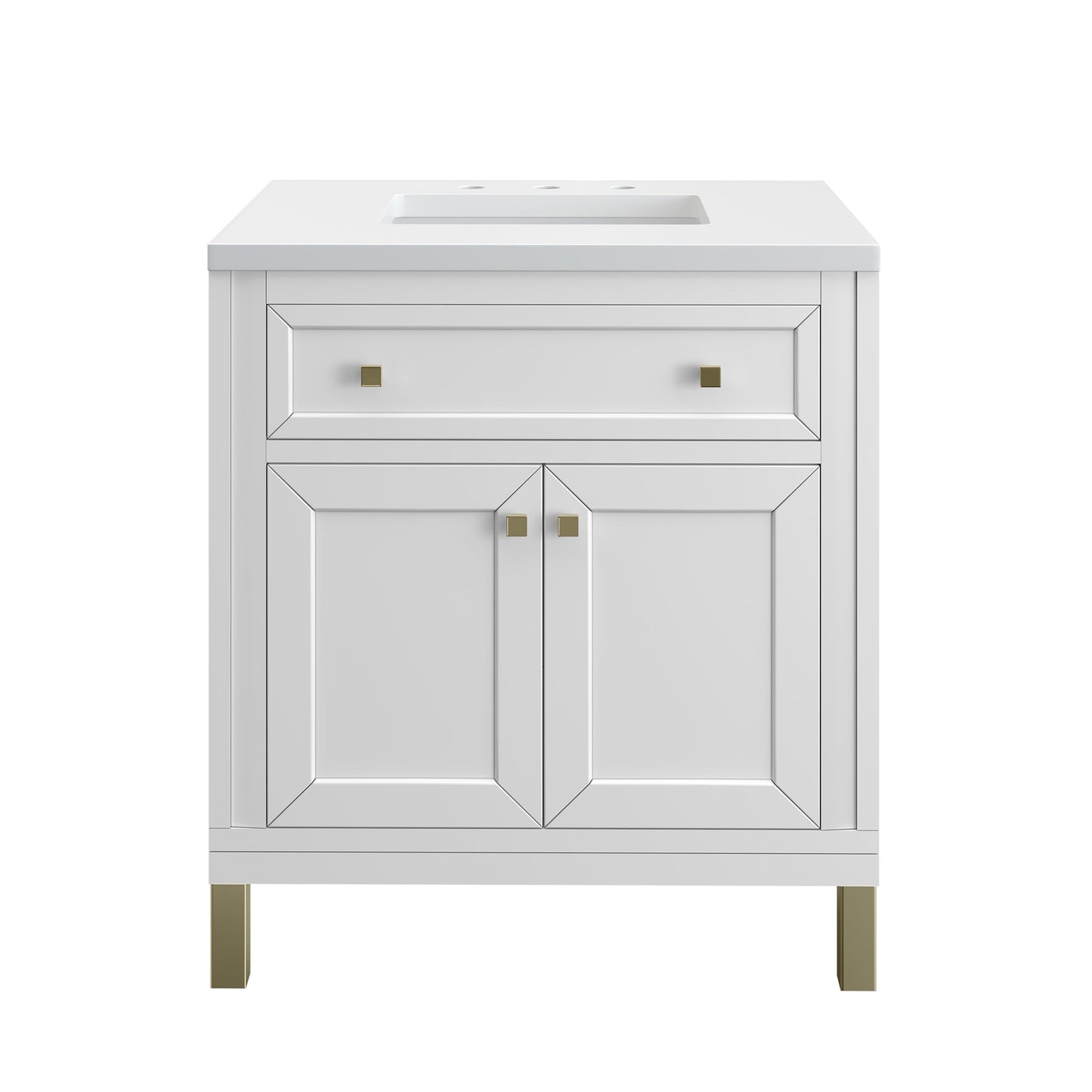 
                  
                    Chicago 30" Single Vanity in Glossy White James Martin Vanities 
                  
                
